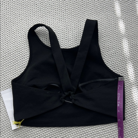 BCBGeneration Sleek Black Crop Top - Picture 8 of 10